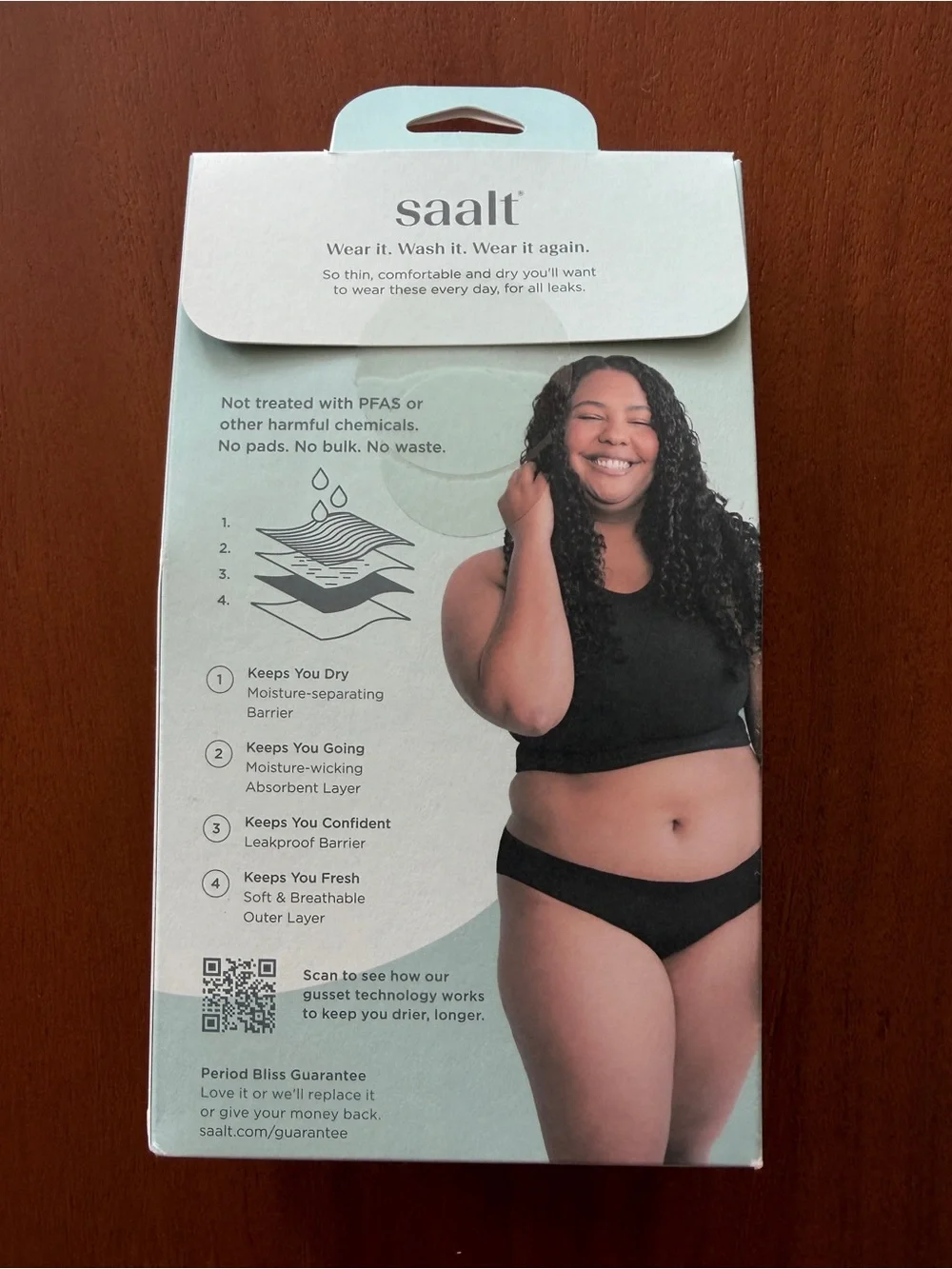 Sealed Saalt XXS Seamless Bikini Leakproof Underwear Super Absorbency